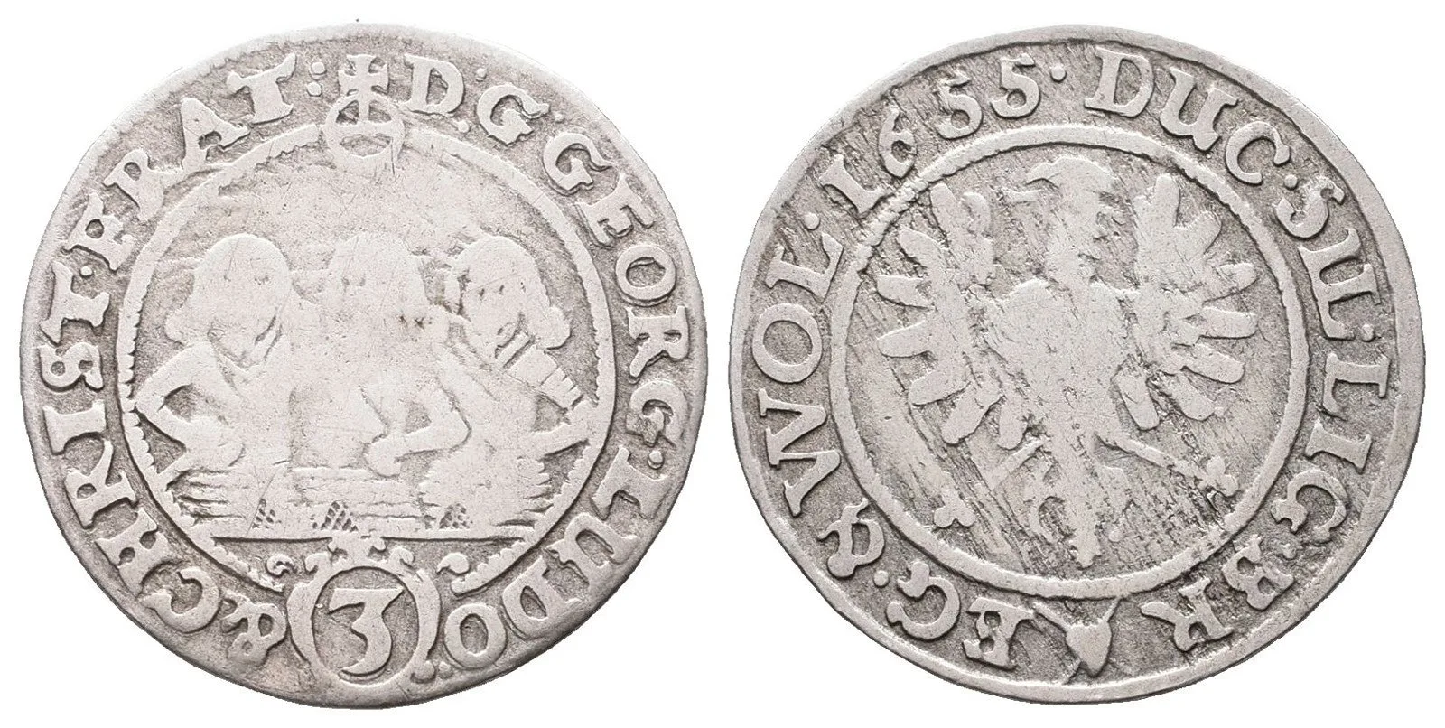 Lehnice - Břeh, Georg, Ludwig a Christian, 1639 - 1663 — 1