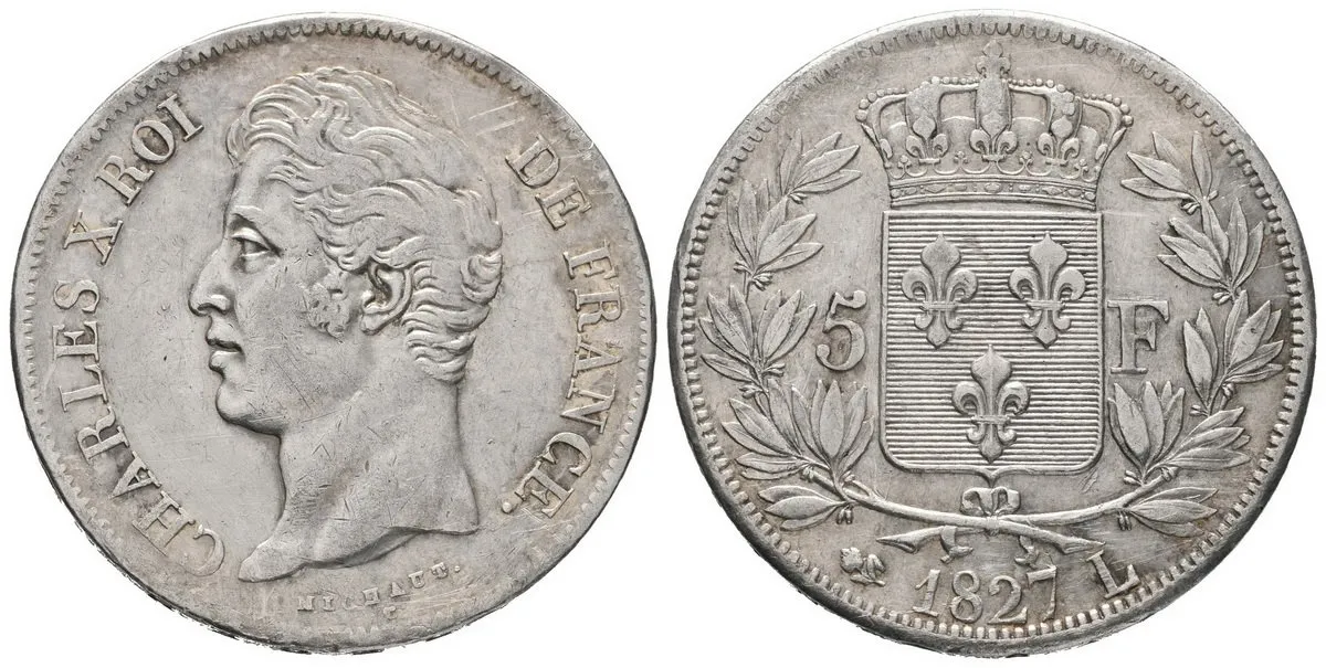 Francie, Charles X., 1824 - 1830 — 1