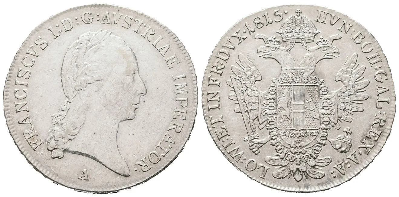 František II., 1/2 Tolar 1815 A, Vídeň