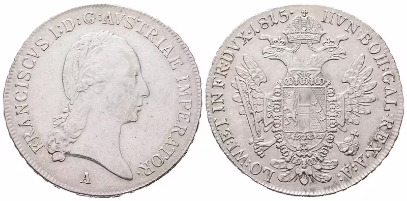 František II., 1/2 Tolar 1815 A, Vídeň