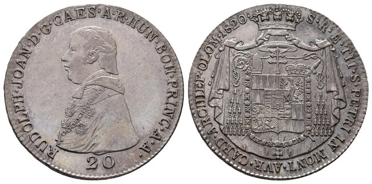 Olomouc - arcibiskupství, Rudolf Jan, 1819 - 1831 — 1