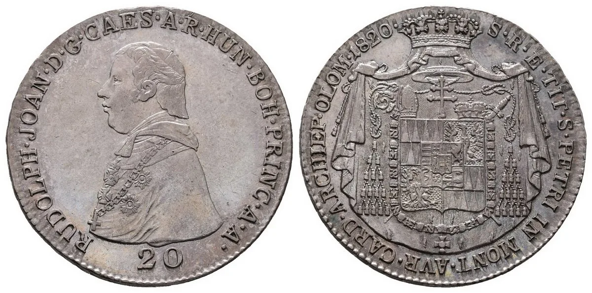 Olomouc - arcibiskupství, Rudolf Jan, 1819 - 1831 — 1