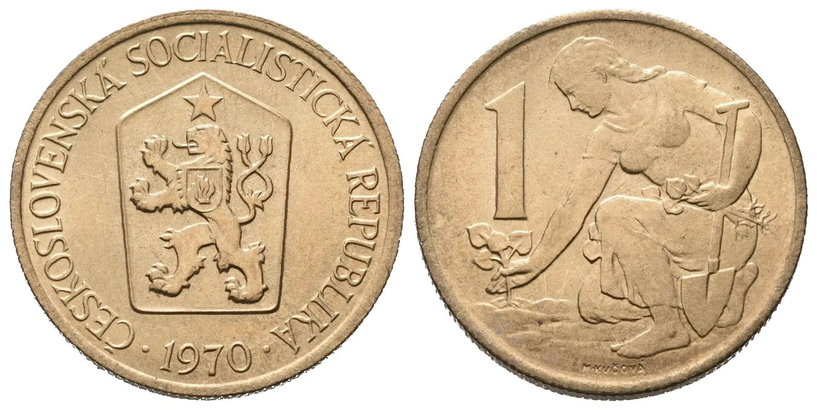 1 Koruna 1970