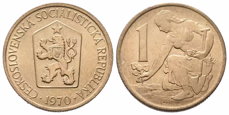 1 Koruna 1970