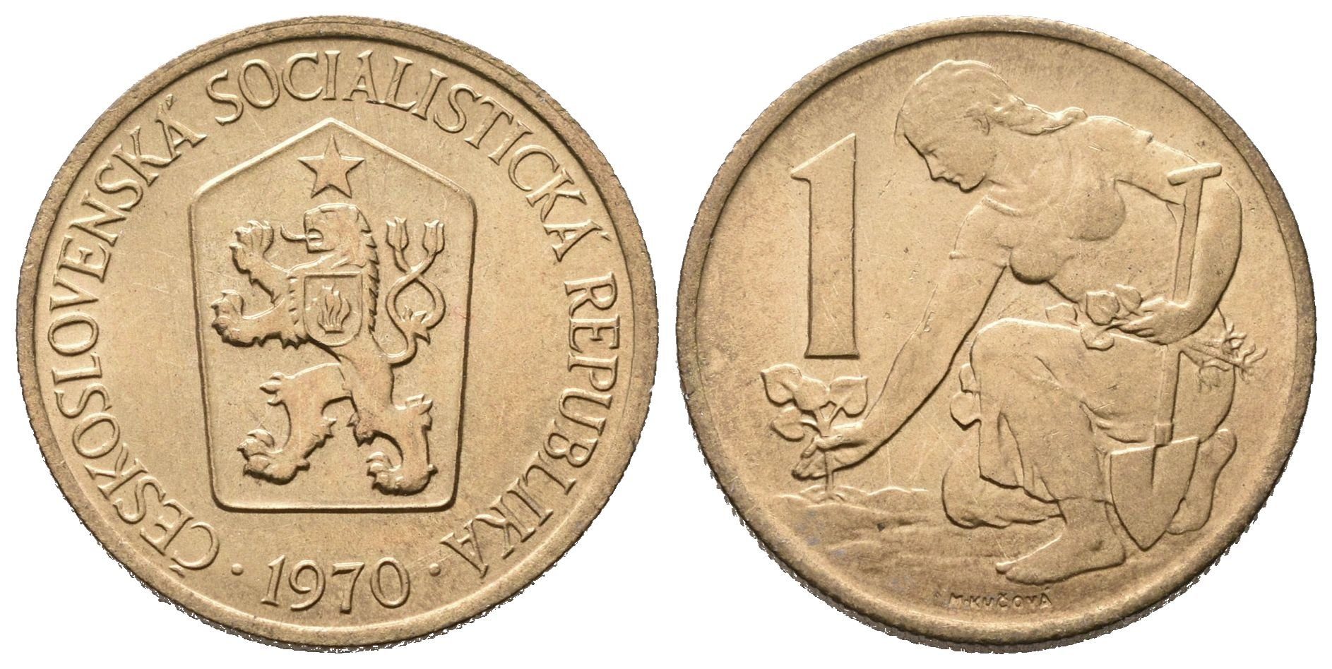 1 Koruna 1970