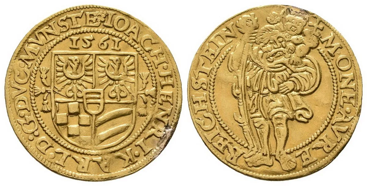 Slezsko, Münsterberg - Olešnice, Joachim, Heinrich III. a Karl II., 1553 - 1562 — 1