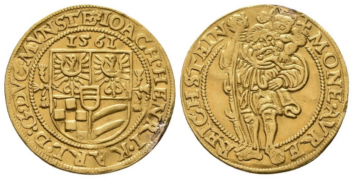 Slezsko, Münsterberg - Olešnice, Joachim, Heinrich III. a Karl II., 1553 - 1562 — 1