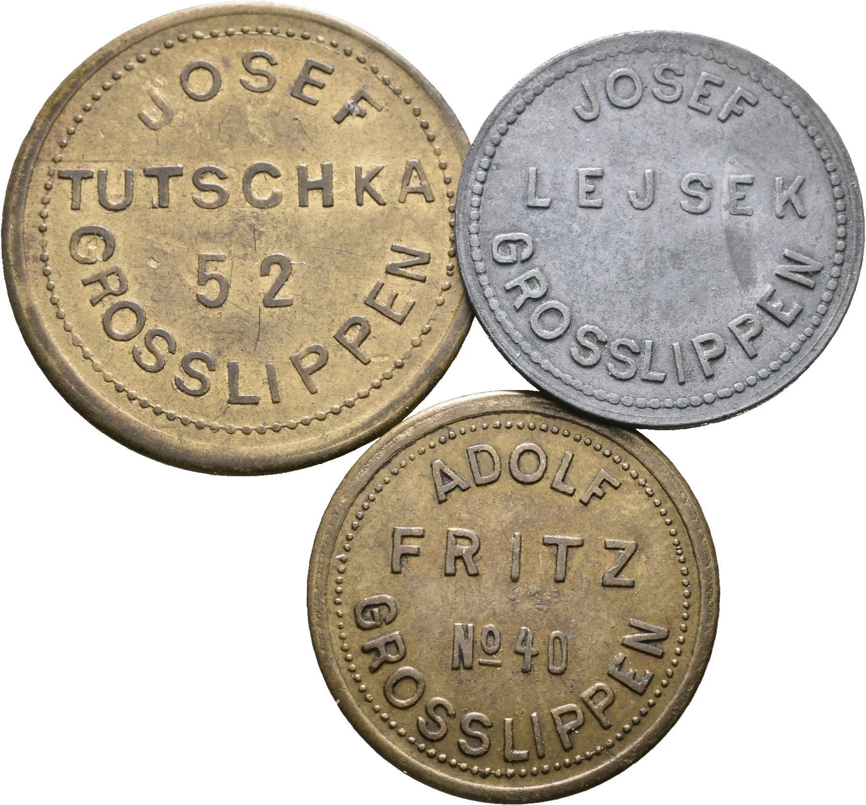 Lipno / Grosslipen - Soubor známek na věrtel chmele. Josef Tuschka, — 1