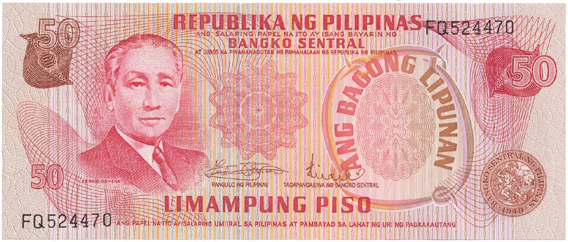 Filipíny, 50 Piso (1974), P.156a