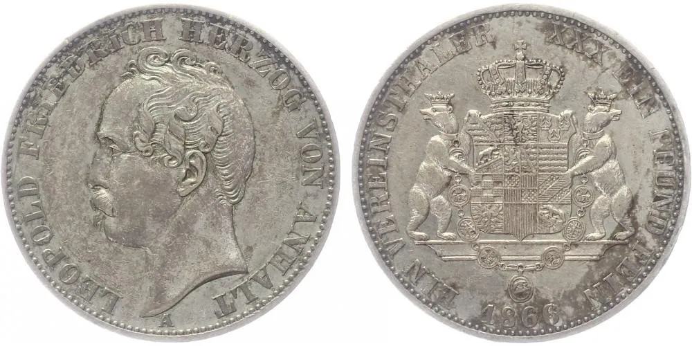 Anhalt - Dessau, Leopold Friedrich, 1817 - 1871 — 1