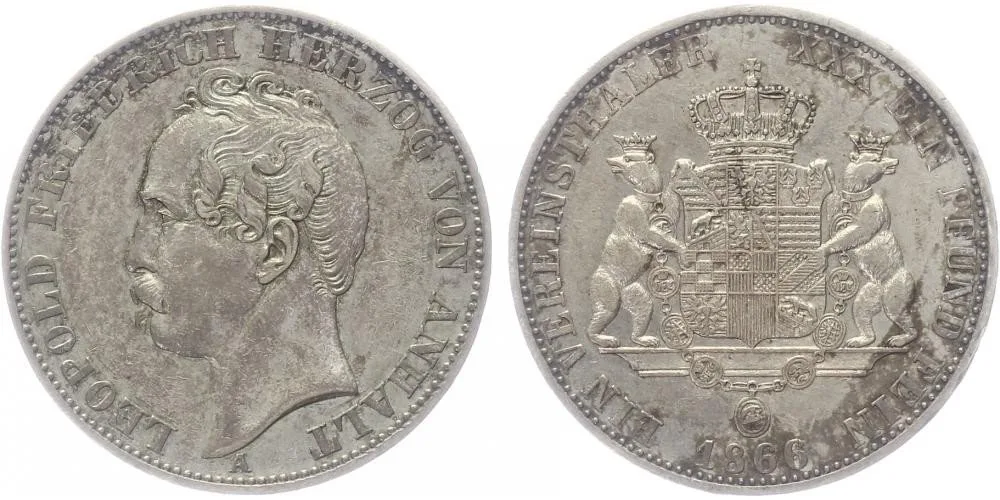 Anhalt - Dessau, Leopold Friedrich, 1817 - 1871 — 1