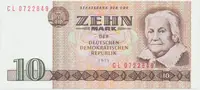 Německo - NDR, 10 DM 1971, II. vydání (1985), Ros.359c