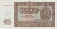 Německo - NDR, 100 DM 1955, Ros.353a