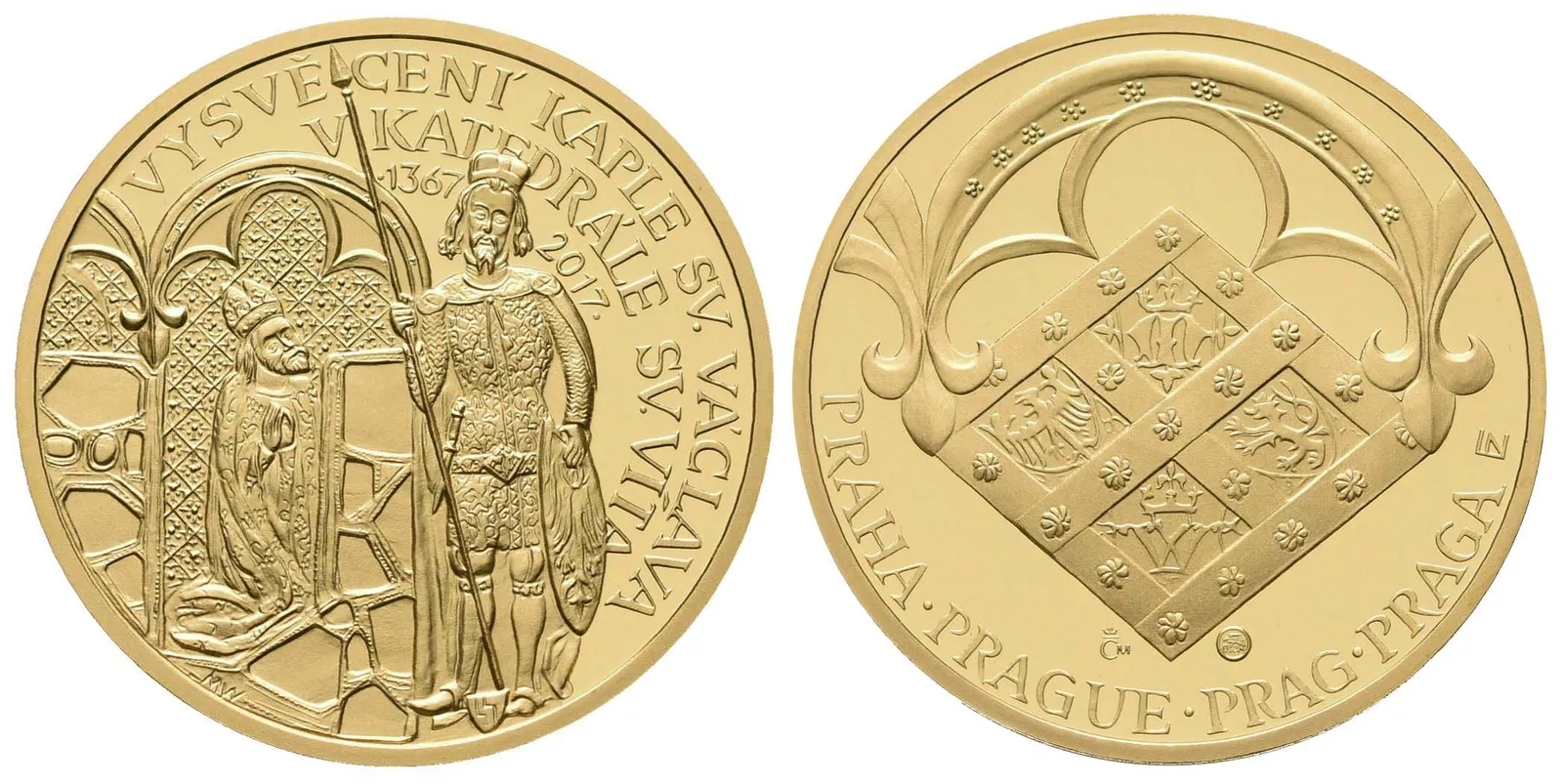 Medaile 2017 - Vysvěcení kapla sv. Václava v Praze