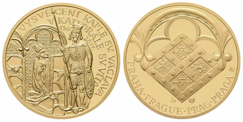 Medaile 2017 - Vysvěcení kapla sv. Václava v Praze
