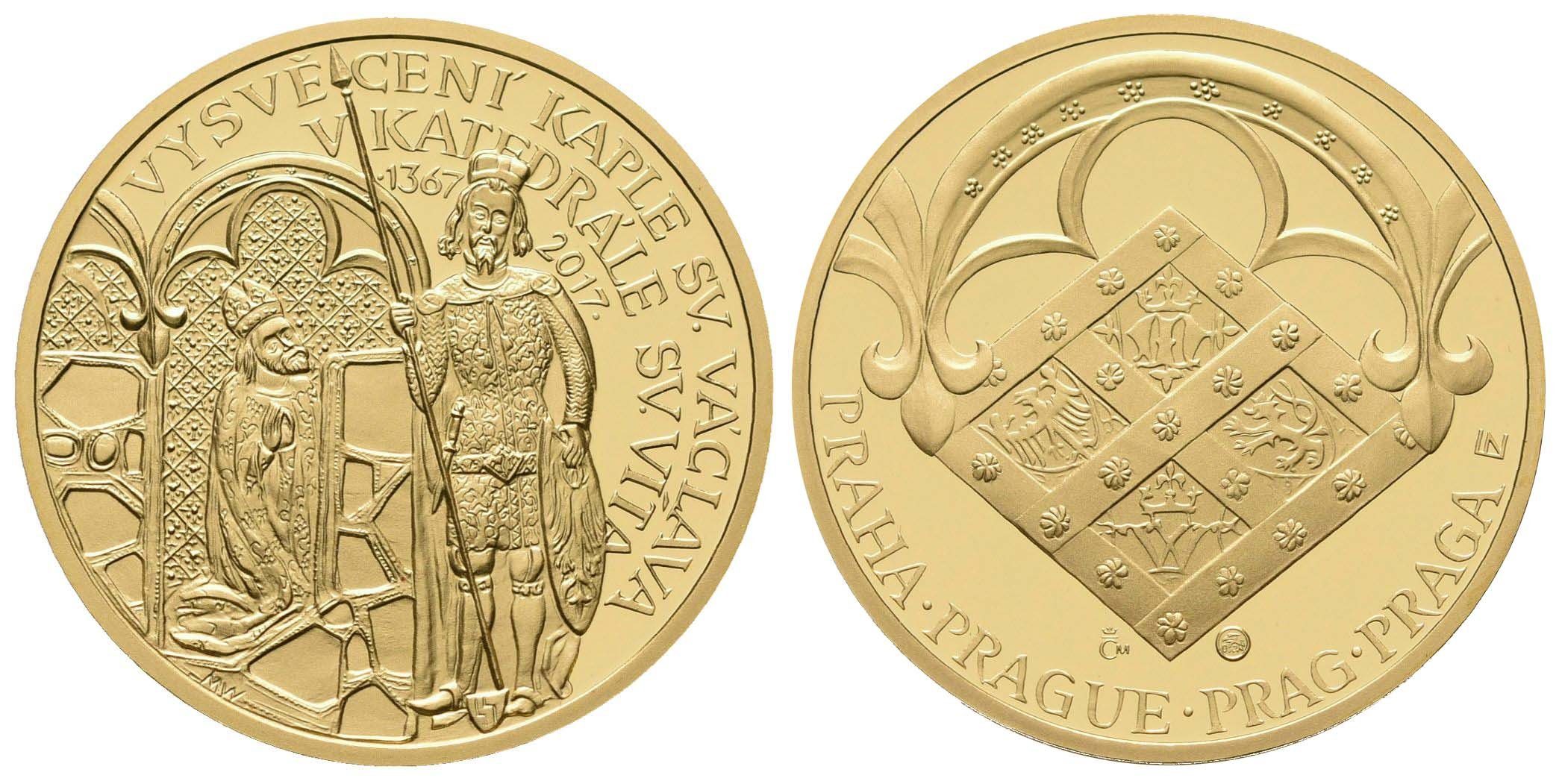 Medaile 2017 - Vysvěcení kapla sv. Václava v Praze