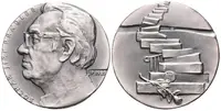 AE Medaile 1989 - K 70. narozeninám. Postř. bronz 41 mm, etue — 1