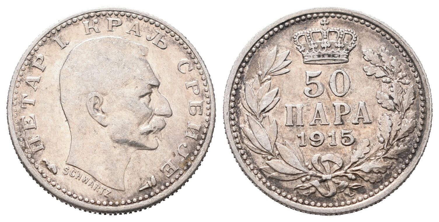 Srbsko, 50 Para 1915