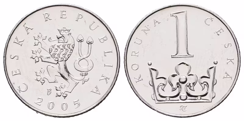 1 Koruna 2005