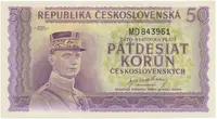 50 Koruna b.d. (1945), série JT, MD, Hej.73a.S1