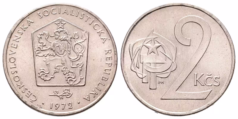 2 Koruna 1972