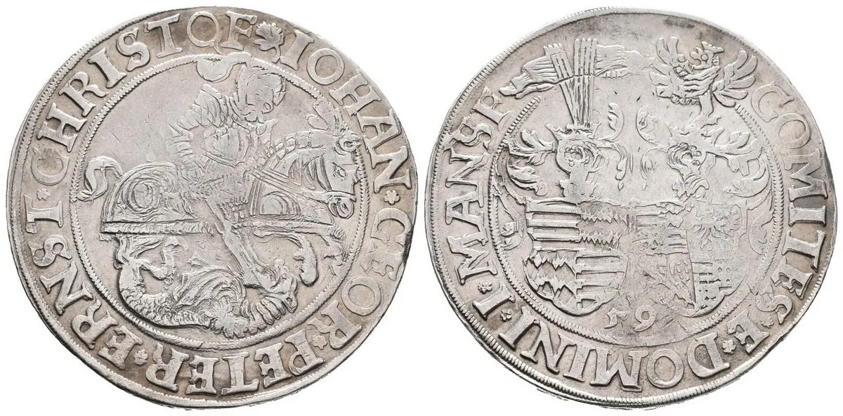 Mansfeld - Eisleben, Johann Georg I., Peter Ernst I. a Christoph II., 1558 - 1569 — 1