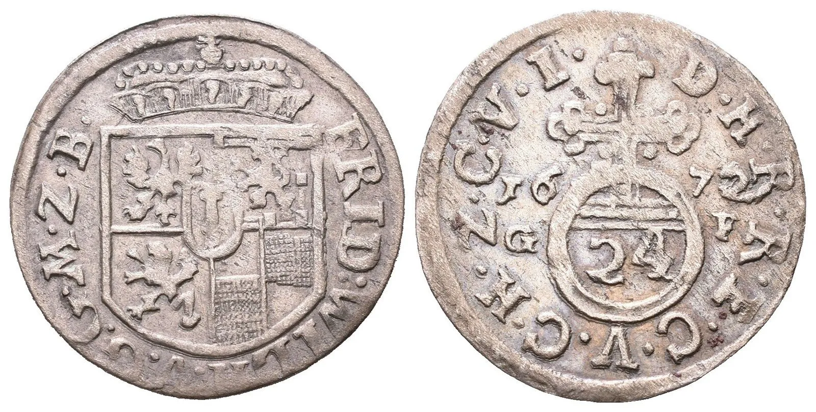 Brandenburg - Preussen, Friedrich Wilhelm, 1640 - 1688 — 1