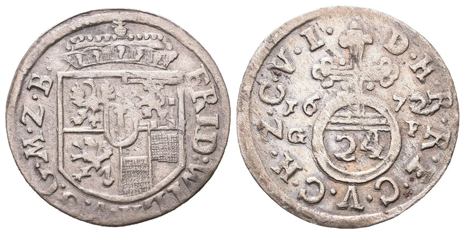 Brandenburg - Preussen, Friedrich Wilhelm, 1640 - 1688 — 1
