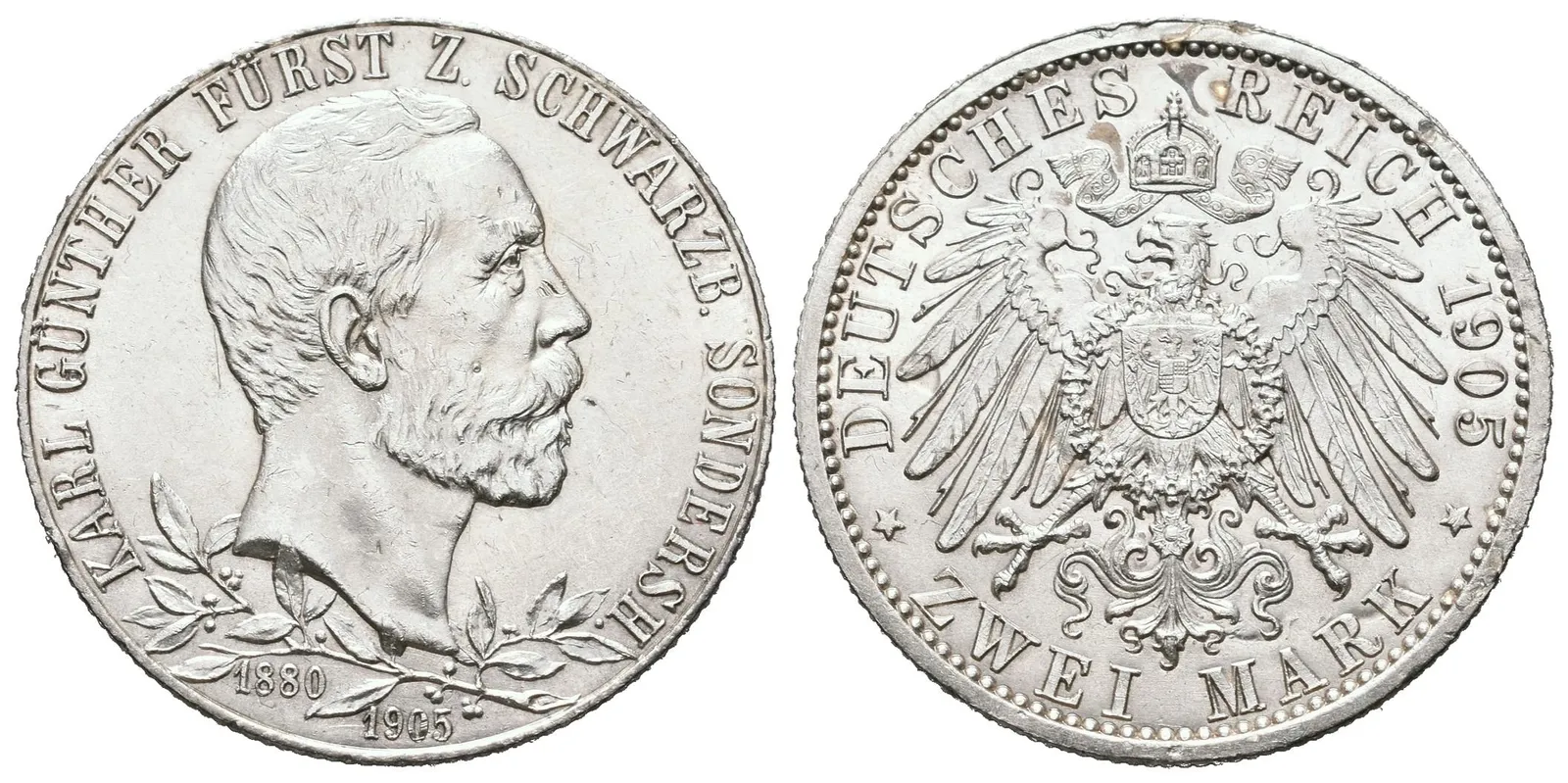 Schwarzburg-Sonderhausen, 2 Marka 1905 - Výroční