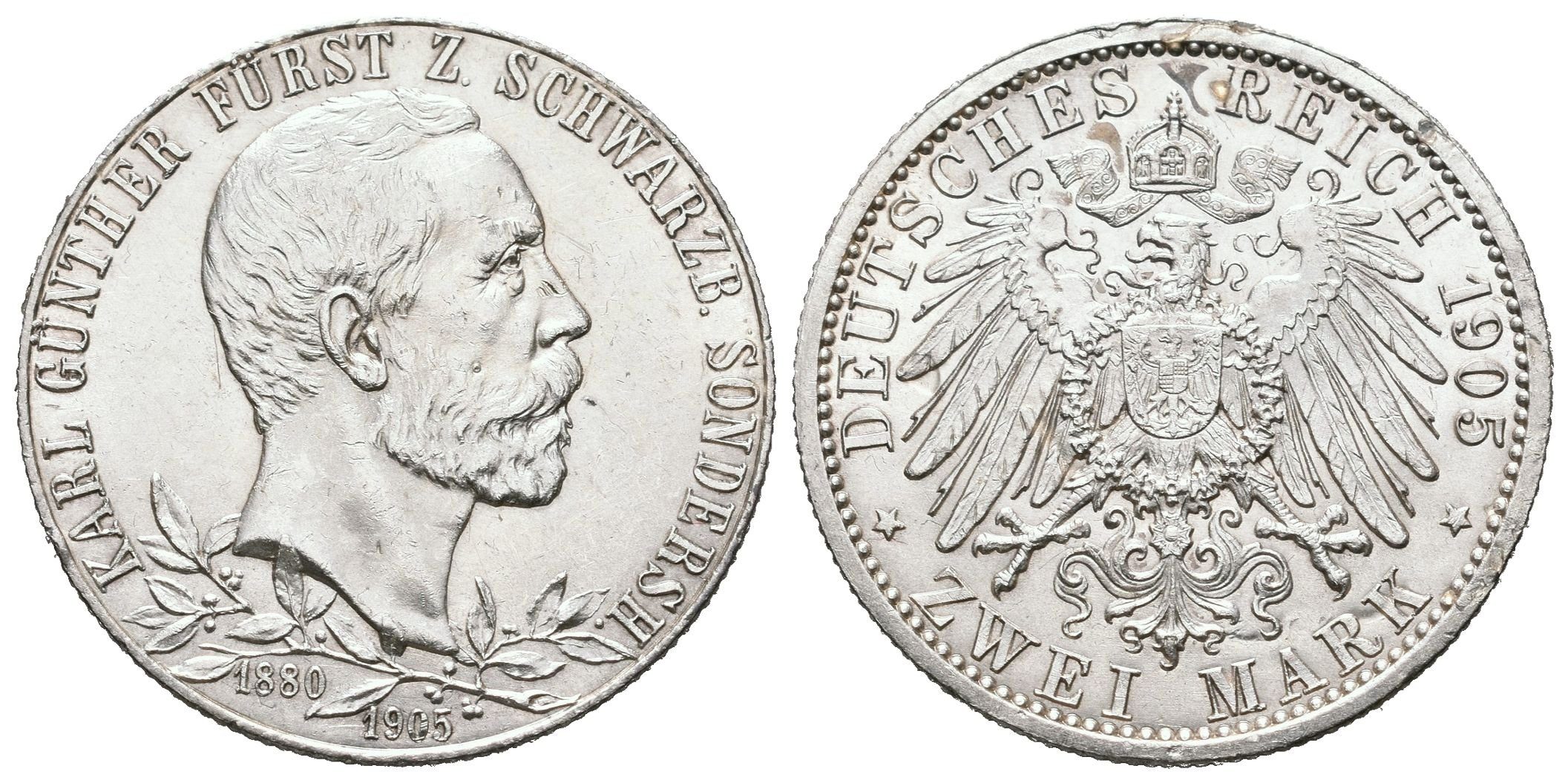 Schwarzburg-Sonderhausen, 2 Marka 1905 - Výroční