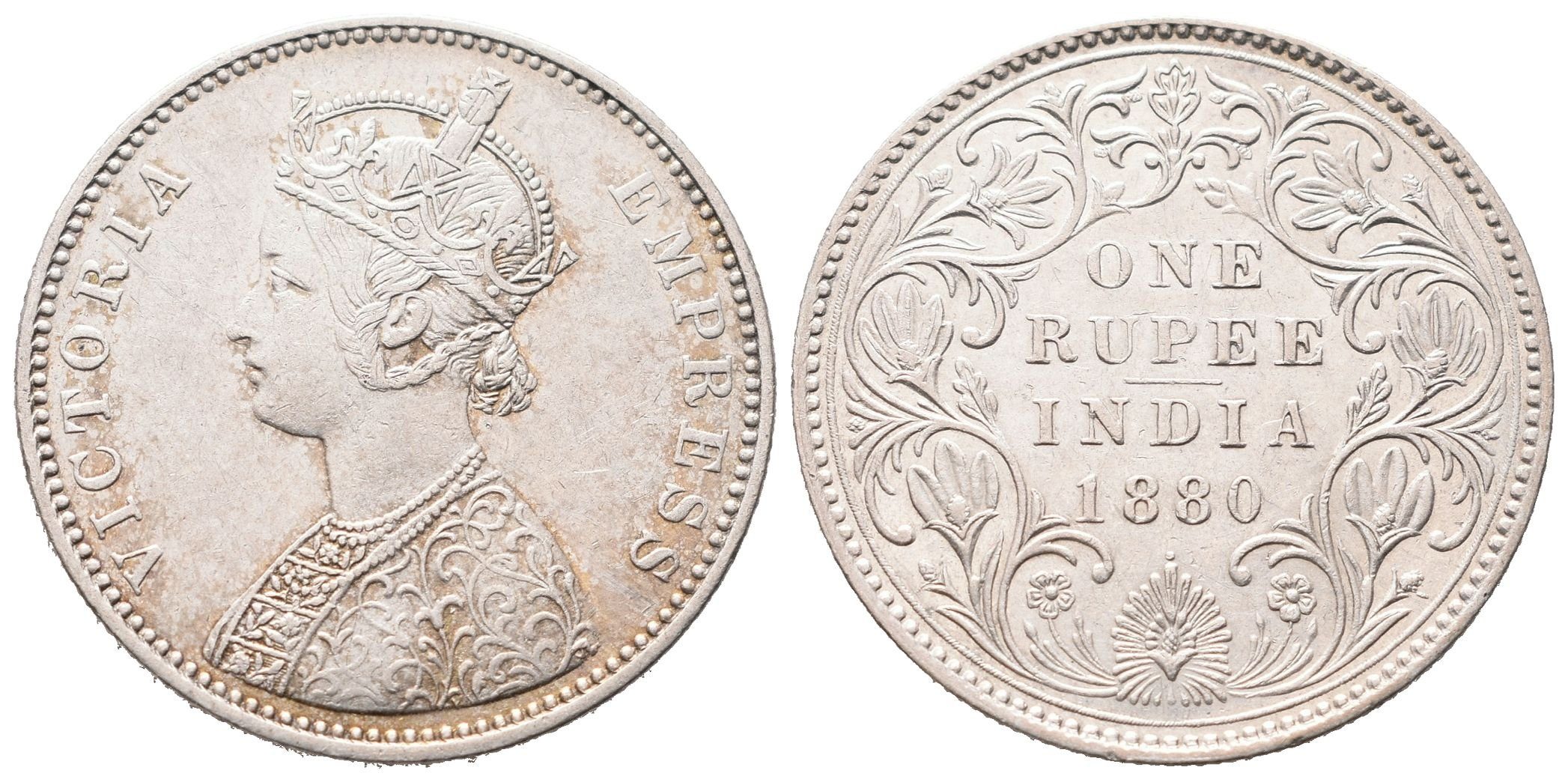 Indie, Rupie 1880