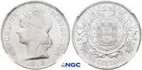 Portugalsko, 50 Centavos 1916 - fotografie 2