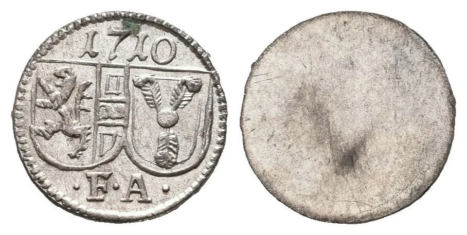 Fenik 1710, Šm.50-E-19, luxusní zachovalost, lesk, patina, starý sáček — 1