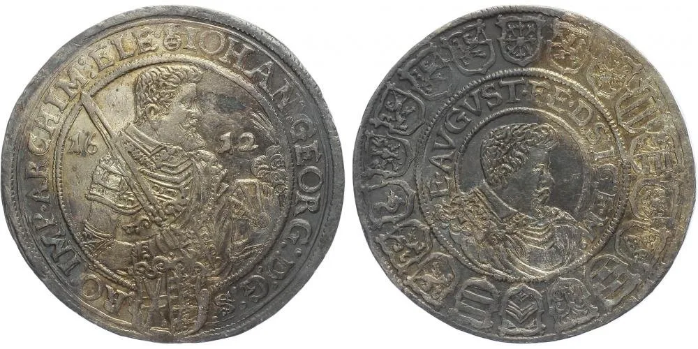 Sasko, Johann Georg I. a August, 1611 - 1615 — 1