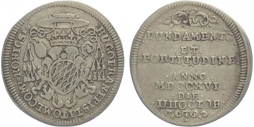 Litoměřice - biskupství, Hugo František Königsegg, 1716 - 1720 — 1