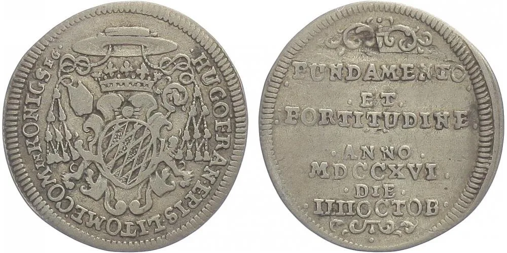 Litoměřice - biskupství, Hugo František Königsegg, 1716 - 1720 — 1