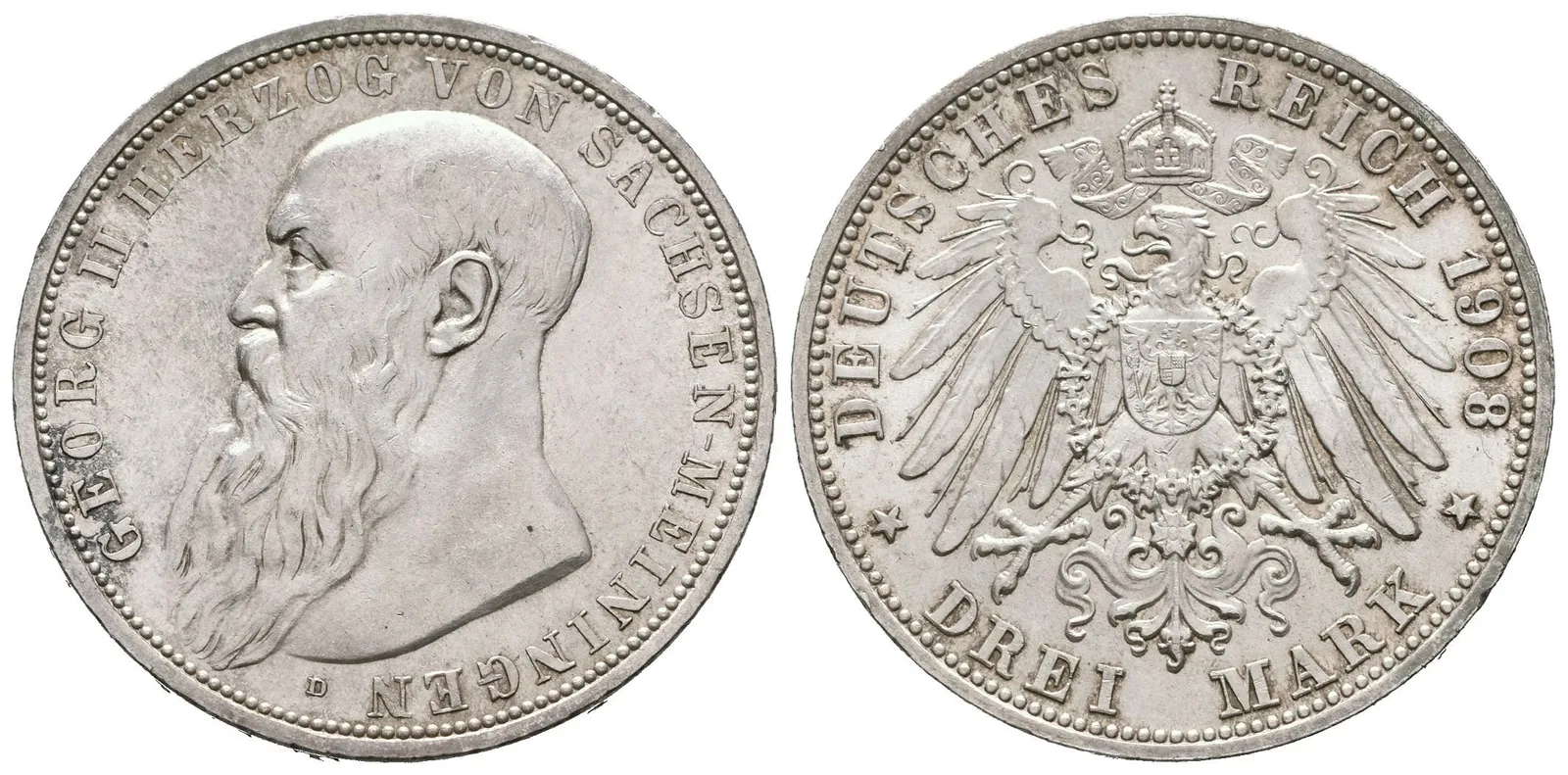 Meiningen, 3 Marka 1908