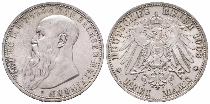 Meiningen, 3 Marka 1908