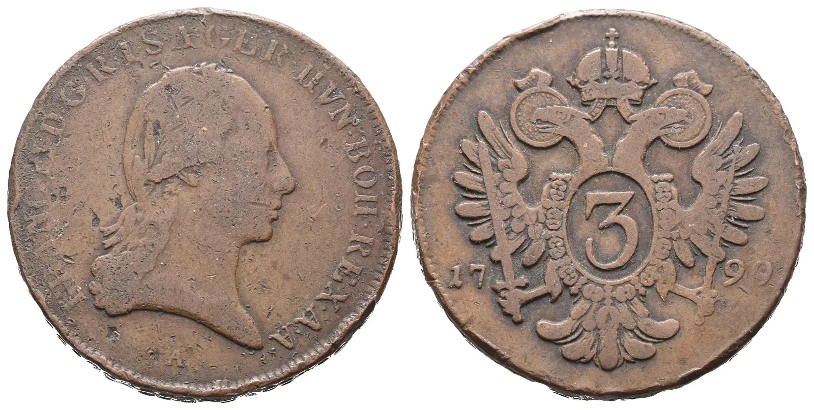 František II., 3 Krejcar 1799 A