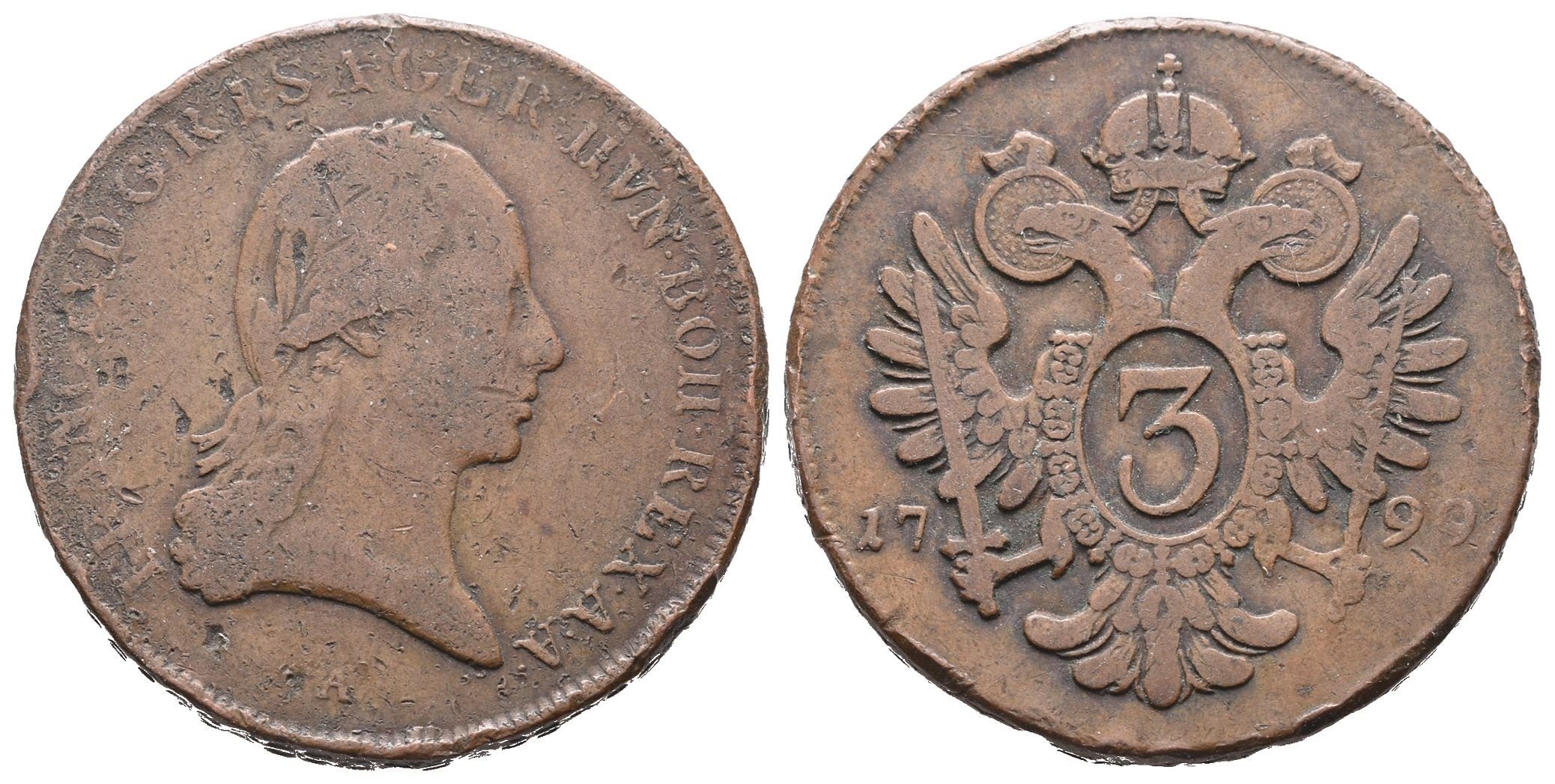 František II., 3 Krejcar 1799 A