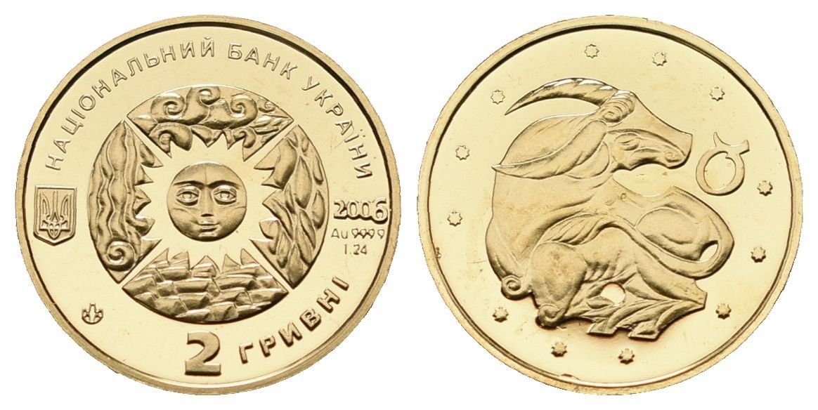 Ukrajina, 2 Grivna 2006 - Kozoroh