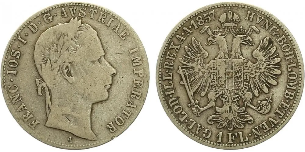Rakouská a spolková měna, 1857 - 1892 — 1