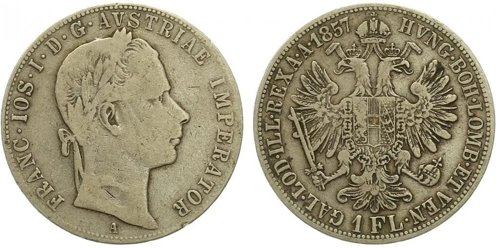 Rakouská a spolková měna, 1857 - 1892 — 1