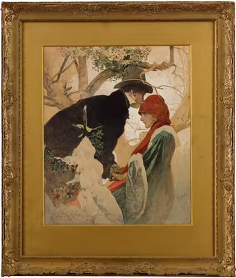 Mucha Alfons 1860 - 1939 - Polibek
