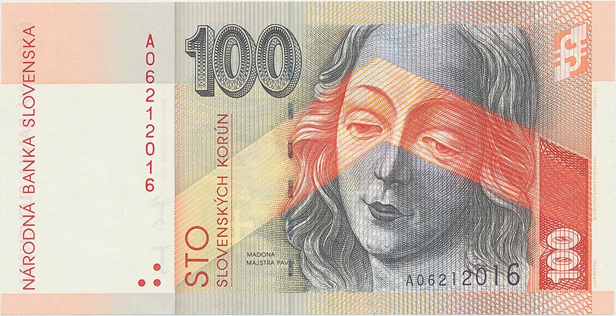 100 Koruna / 5. 11. 2004, náhradní série A, Hej.SK43a2
