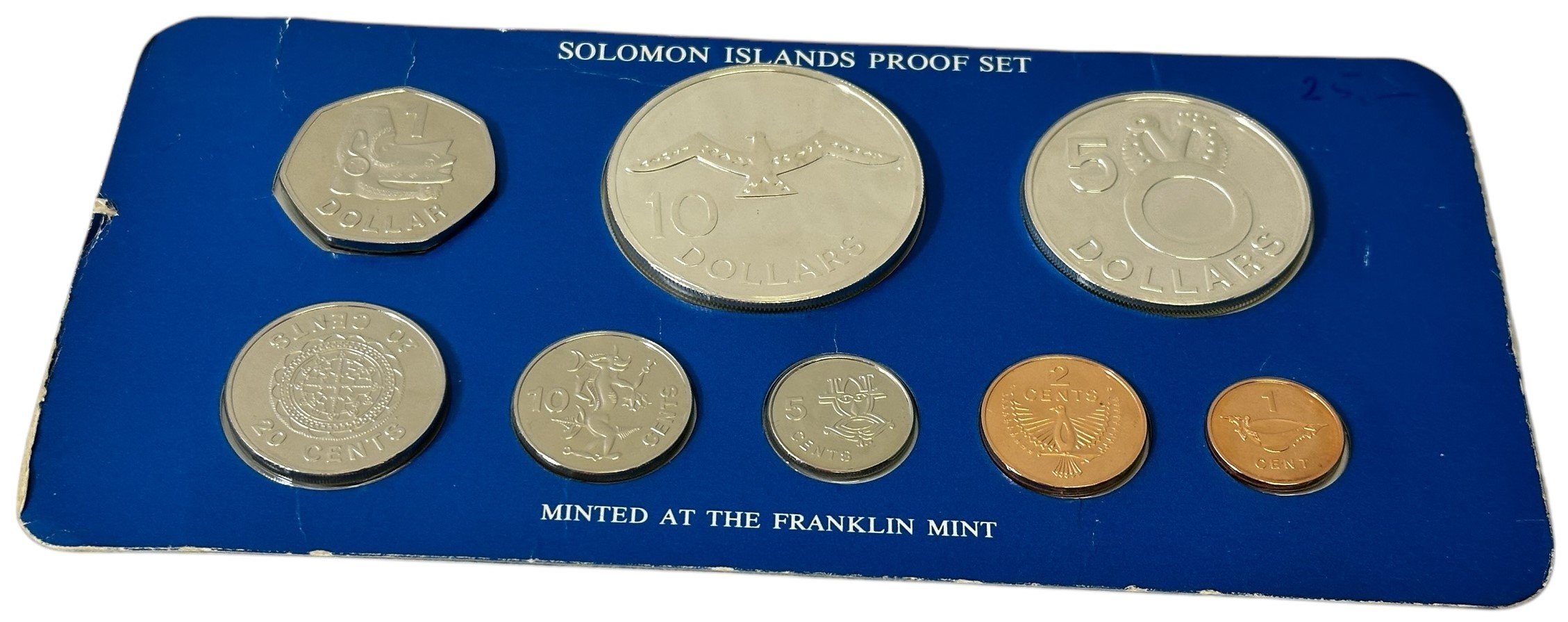 Šalamounovy ostrovy, Sada oběžných mincí 1980 PROOF