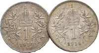 1 Koruna 1914, lot 2 ks - fotografie 2
