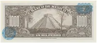 Mexiko, 1000 Pesos 1972, P.52p - fotografie 2