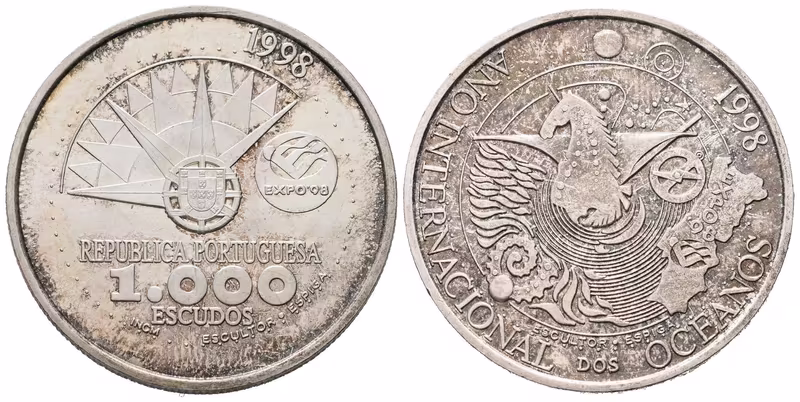 Portugalsko, 1000 Escudos 1998 - Mezinárodní rok oceánů Expo'98
