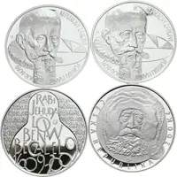 200 Kč 2009 - Dosažení severního pólu (2x), Keplerovy zákony a rabi Löw, — 1